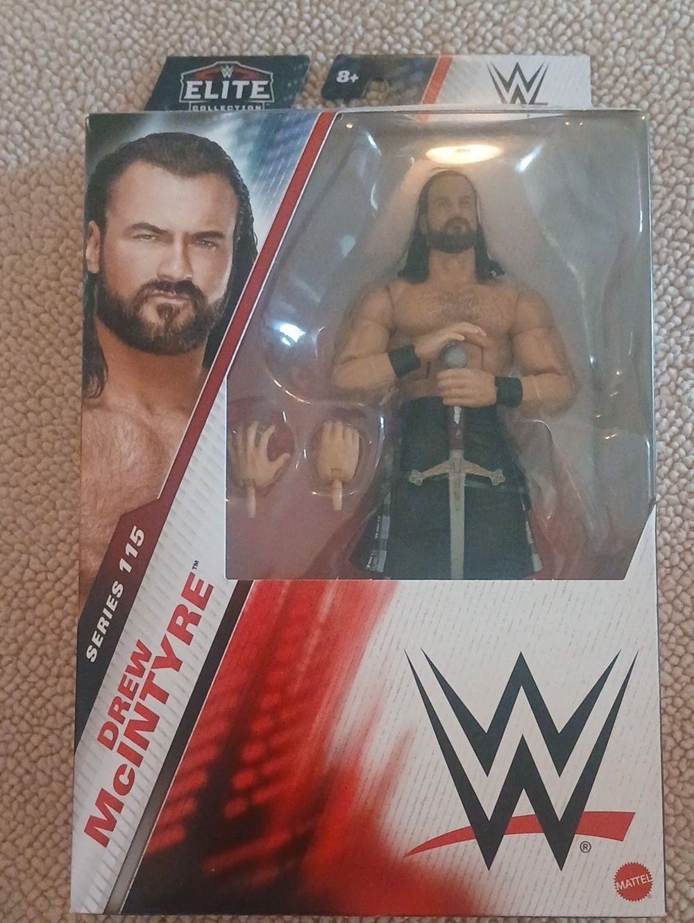 WWE Drew McIntyre Action Figure with Sword - Elite Collection